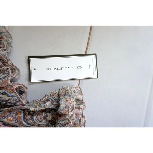 Goodnight Macaroon Boho Paisley Romper - Size M, NWT - Picture 3 of 8